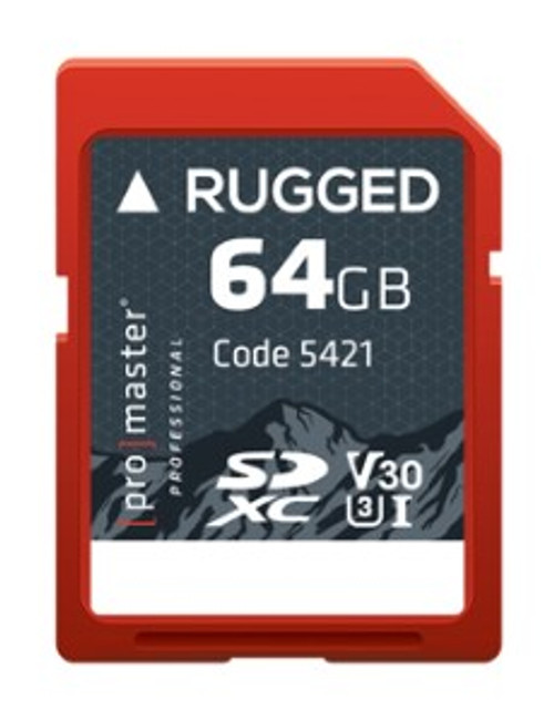 ProMaster Rugged SDXC UHS-I Memory Card - 64GB