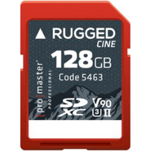 ProMaster Rugged Cine SDXC UHS-II Memory Card - 128GB