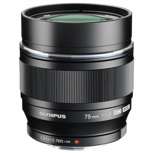 Olympus M.Zuiko ED 75mm f/1.8 Lens - Black