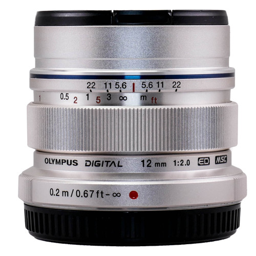 Used Olympus M.Zuiko Digital ED 12mm f/2 Lens (EX+) (625609070)
